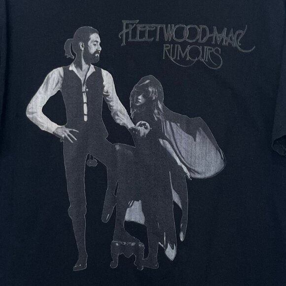 Fleetwood Mac Rumours Graphic Tshirt Mens Large Black Band Concert - Picture 5 of 8